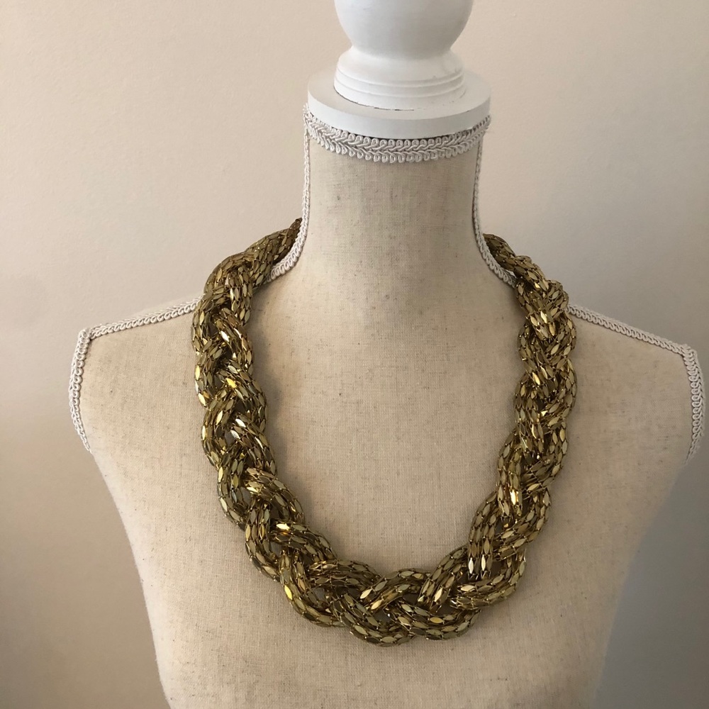 Women’s Sparkly Gold Chain Necklace